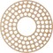 Ekena Millwork Fink Wood Fretwork Pierced Ceiling Medallion, Alder, 40"OD x 14 1/2"ID x 1/4"T CMWP40X40X0250FFAL - alternate 5